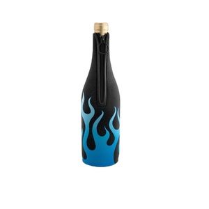 Blue Flames Neoprene Wine Bottle Epicool
